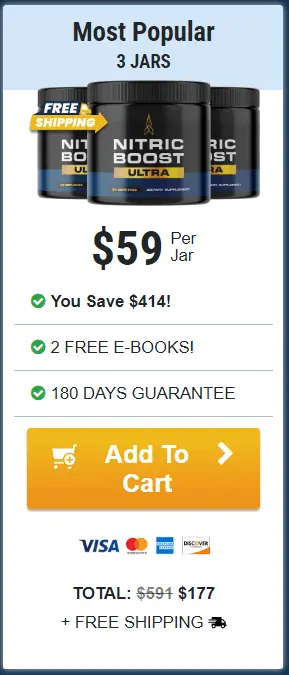 Nitric Boost Ultra 3 bottle